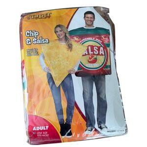 Spirit Halloween Chip & Salsa Adult Couples Costume One Size Fits Most
